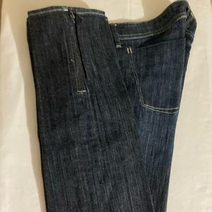 NOIR Denim Jeans Size 8. Zipper at the ankles. 4 pockets. 98% cotton 4% spandex